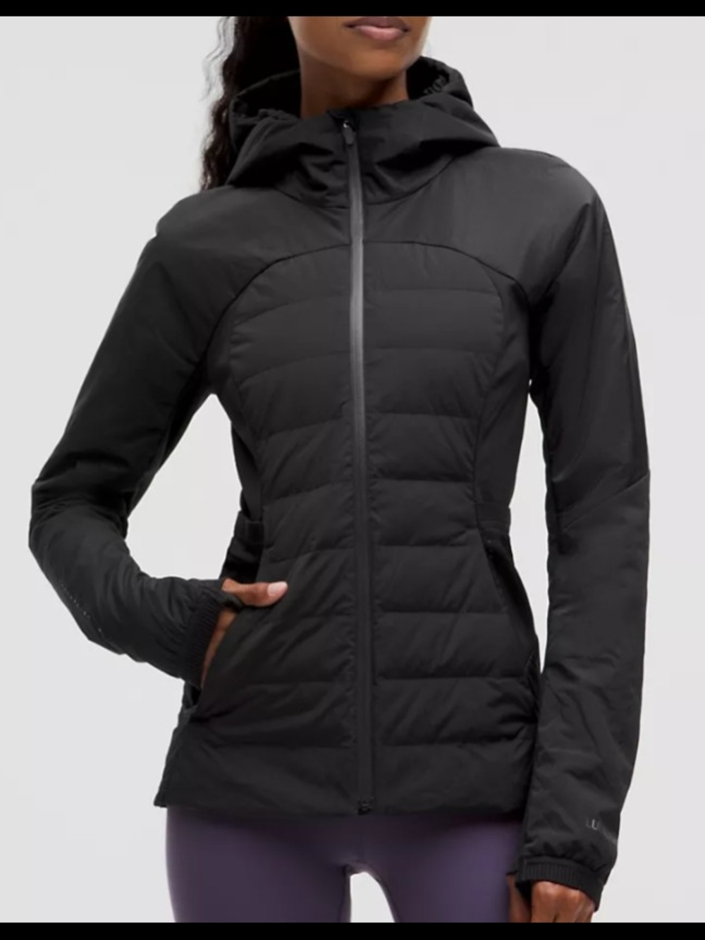 Lululemon Women's Lightweight Black Hooded Jacket